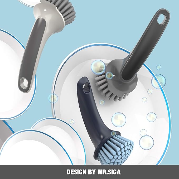 MR.SIGA Pot and Pan Cleaning Brush, Dish Brush - Image 4