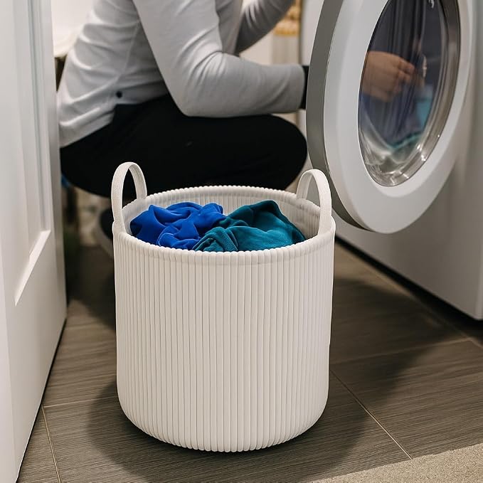 PUTSKA Blanket Basket – Round Storage - Image 8