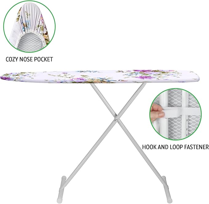 Ironing Board Cover and Pad 15x54 Inch Standard Ironing Board Cover - Image 4