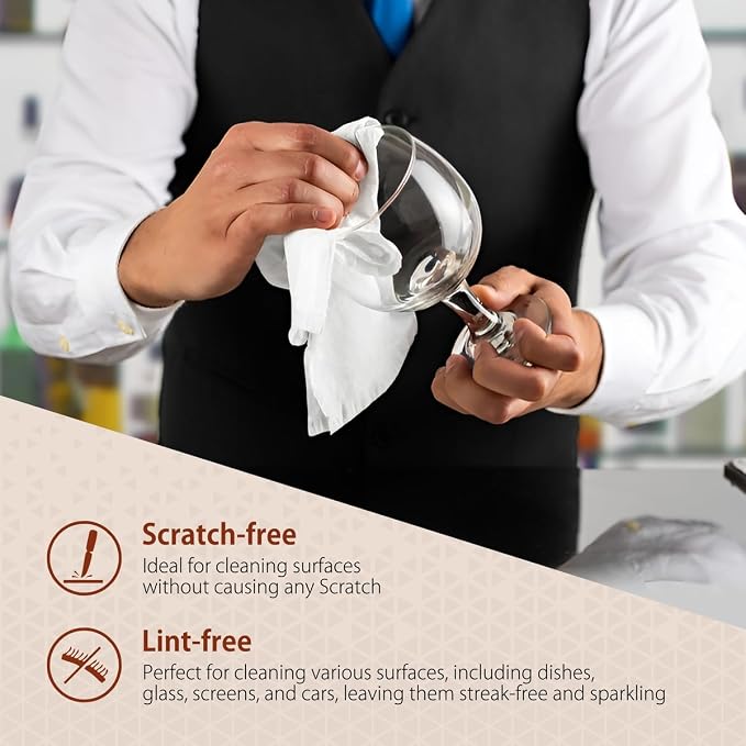H4N Microfiber Cleaning Cloth Roll, 85 Pack Micro Fiber Wash Cloths - Image 4