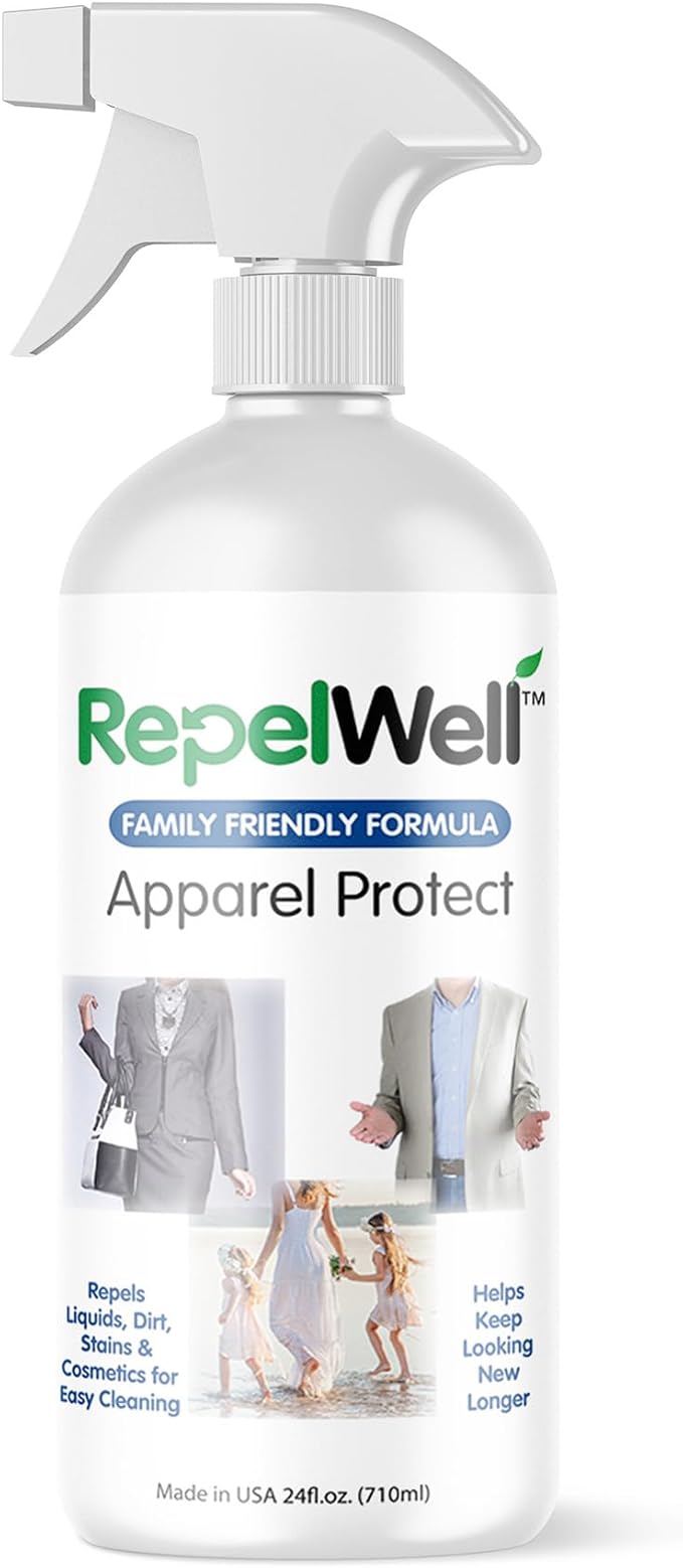 Apparel Protect Stain & Water Repellent Spray – Non-Toxic, Eco-Friendly by RepelWell