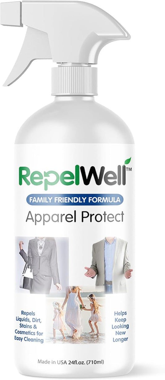 Apparel Protect Stain & Water Repellent Spray – Non-Toxic, Eco-Friendly by RepelWell