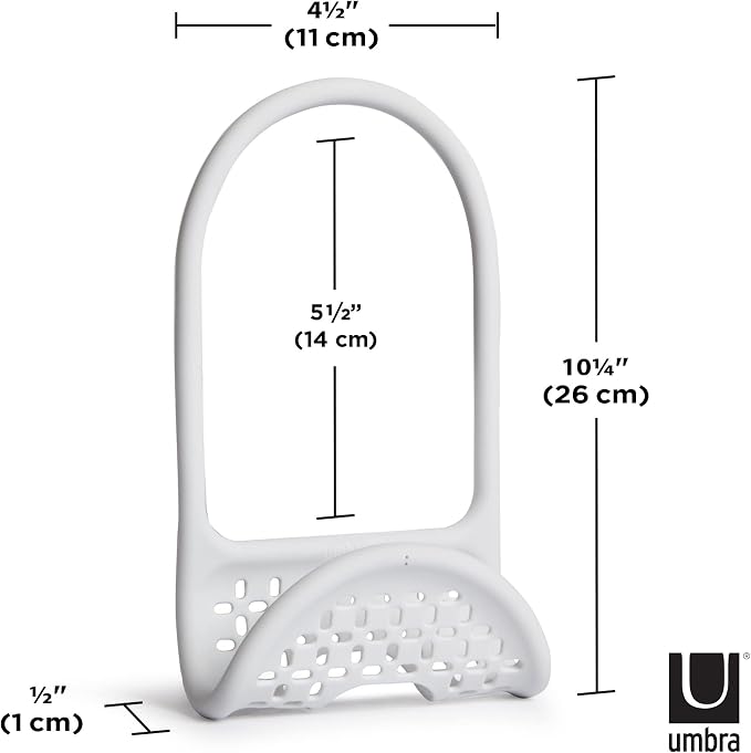 Umbra Sling Flexible Sink Caddy, Non-Slip – Holds Sponge, Scrubbing Brush or - Image 2