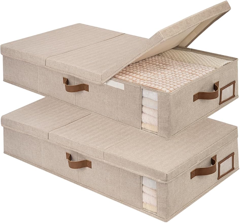 StorageWorks 2-Pack Jumbo Under Bed Storage Bins - Image 9