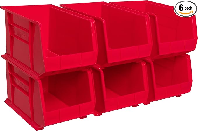 Akro-Mils 30260 AkroBins Plastic Storage Bins, Space-Saving Stackable Bins by Akro-Mils