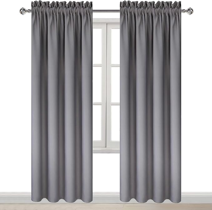 DWCN Blackout Curtains for Bedroom – Thermal Insulated Energy Saving Drapes for - Image 9