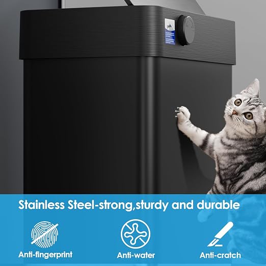 TLSUNNY 21.1 Gallon Motion Sensor Trash Can, Touchless Automatic Garbage Can - Image 5