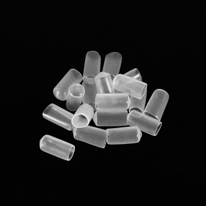 uxcell 20pcs Rubber End Caps 9.5mm ID Vinyl PVC Round Tube Bolt Cap Cover Screw - Image 4