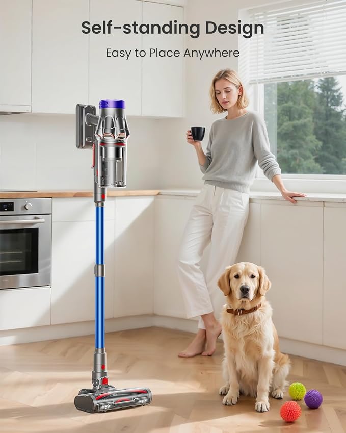 Cordless Vacuum Cleaner, 48KPa 580W 65Mins Vacuum Cleaner - Image 7