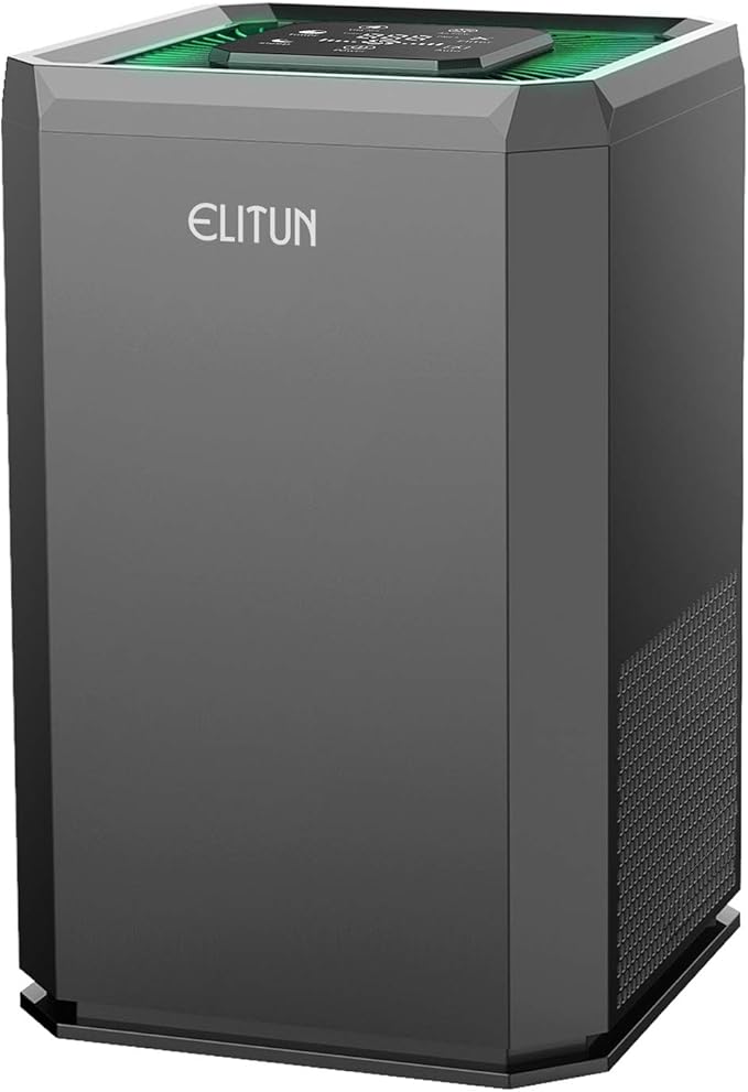 Home Air Purifier for Bedroom Baby Room Living Room Kitchen and Office by ELITUN