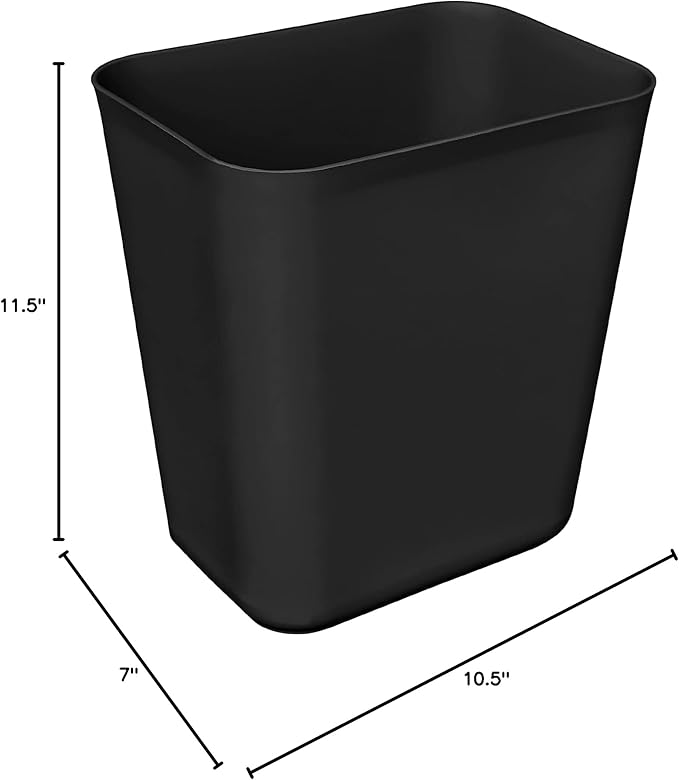 Nipogear 3 Gallons Efficient Trash Can Wastebasket, Fits Under Desk - Image 7