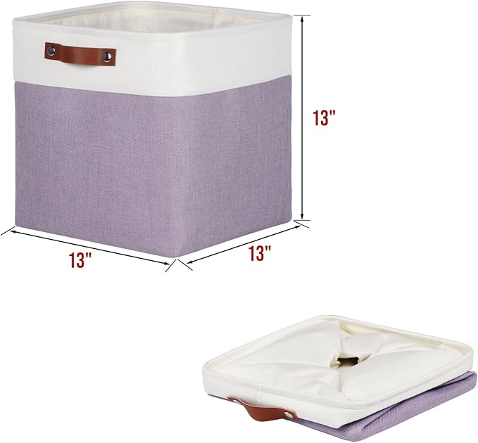 Univivi 13 x 13 x13 Cube Storage Baskets Storage Bins