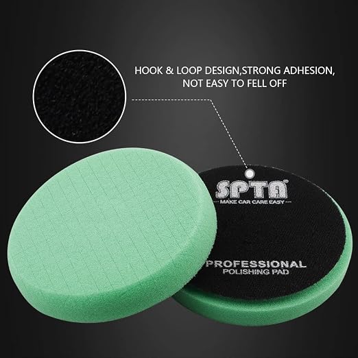 Green Heavy Cut Pad, Buffing Polishing Pads, SPTA 1Pc 5.5 Inch Face - Image 3