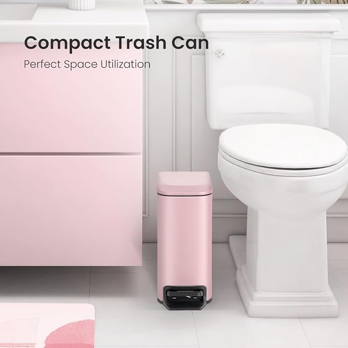 Cesun Small Bathroom Trash Can - Image 2