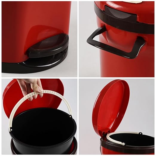 Small Bathroom Step On Trash Can - Image 3