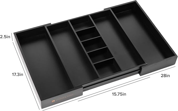 KitchenEdge Adjustable Kitchen Drawer Organizer - Image 8