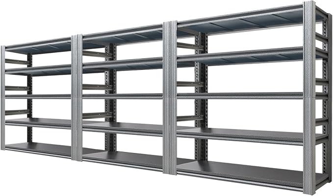Storage Shelf 5-Tier Garage Shelving, Industrial Shelving by Sajanic