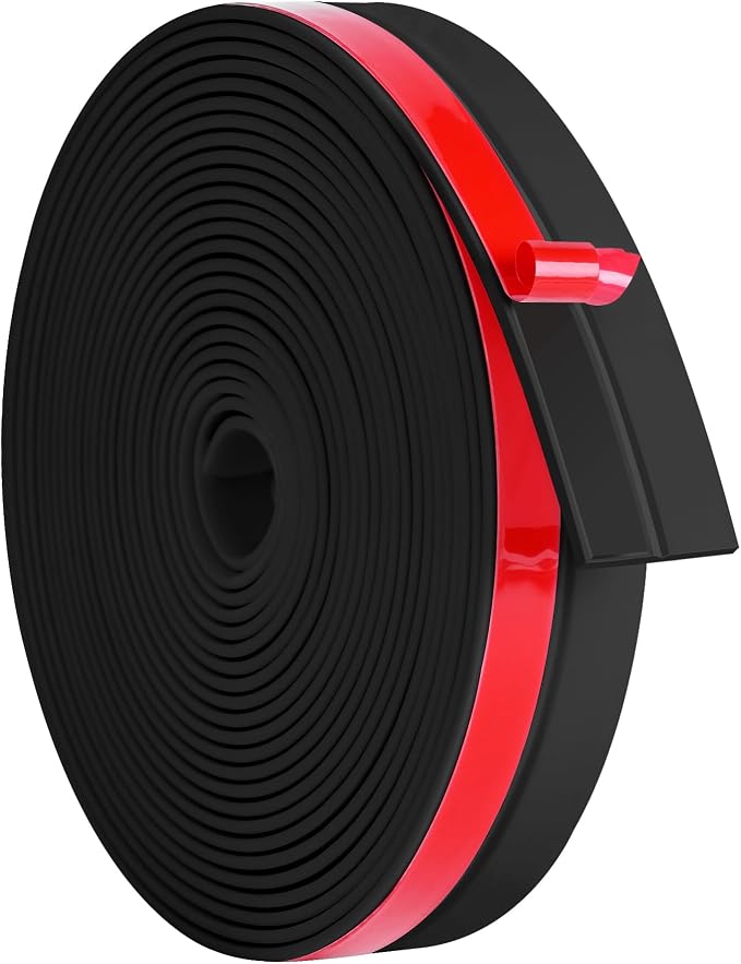 ToLanbbt Weather Stripping Silicone Door Seal Strip 1 in x 20 ft Door Draft by ToLanbbt
