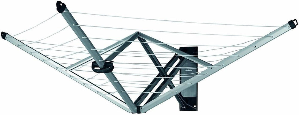 Brabantia Wallfix Wall-Mounted Rotary Dryer -78 ft, 375842
