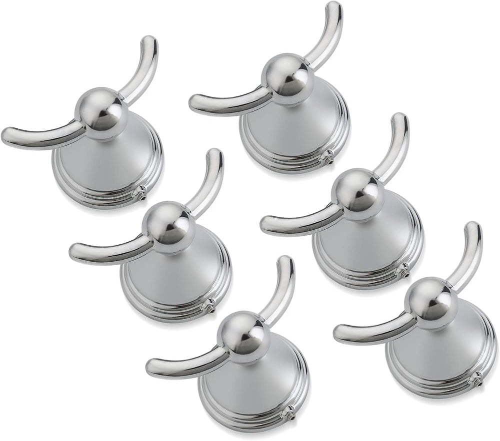 FILTA Bathroom Towel Hooks, Polished Chrome Robe & Towel Hooks for Wall M...