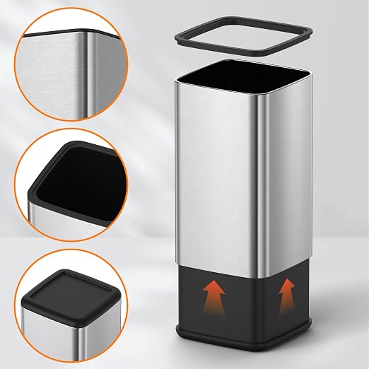 Mbillion 2.4 Gal Stainless Steel Open - Image 6