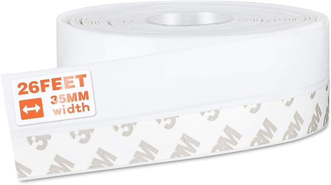 26 Feet Silicone Seal Strip, Weather Stripping Seal Tape by MIKOSI