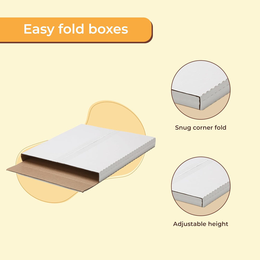 The Boxery 50 Pack – LP Strong Record Mailer Boxes | 12.5" x 12.5" ...
