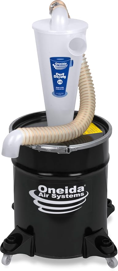 Oneida Air Systems Dust Deputy 2.5 Deluxe Cyclone Separator Kit by OneidaAirSystems