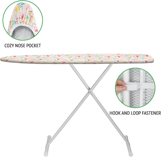 Ironing Board Cover and Pad 15x54 Inch Standard Ironing Board Cover - Image 4
