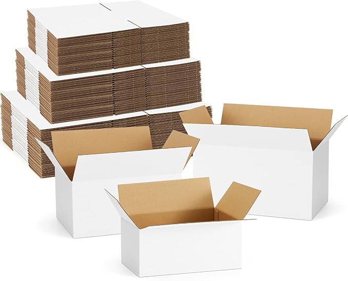 Assorted-Sizes-Shipping-Boxes-45-Pack: 9x6x4 & 10x7x5 & 11x6x6 by POEVER