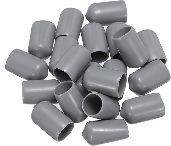 uxcell 20pcs Rubber End Caps 12mm ID Vinyl PVC Round Tube Bolt Cap Cover Screw - Image 4