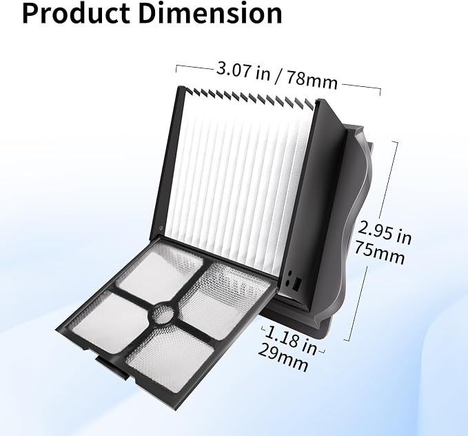 Roller Brush and Filter Replacement Compatible - Image 9