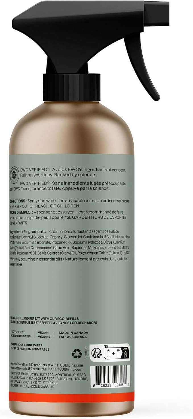 ATTITUDE All Purpose Cleaner, EWG Verified Multi-Surface Products, Naturally - Image 7