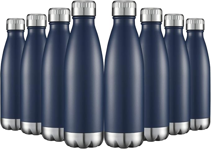 HASLE OUTFITTERS 17oz Stainless Steel Water Bottles Bulk, Vacuum Insulated by HASLEOUTFITTERS