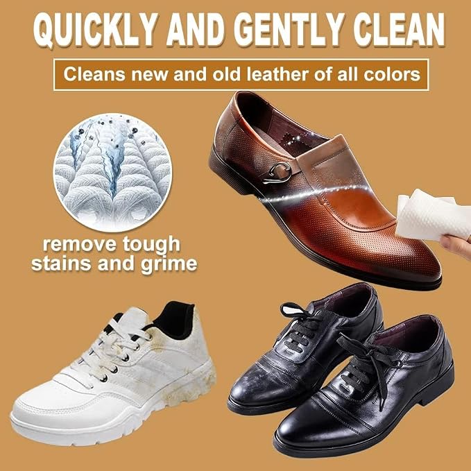 Air Jungles 3in1 Leather Wipes 140 Count, Extra Large 8" x 10" Size, Clean - Image 6