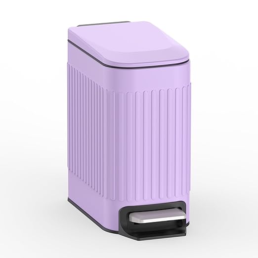 TrashAid Slim Bathroom Trash Can by TrashAid
