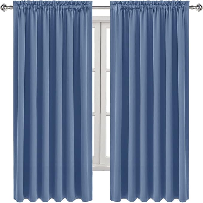 DWCN Blackout Curtains for Living Room Thermal Insulated, Energy Saving & Noise - Image 9
