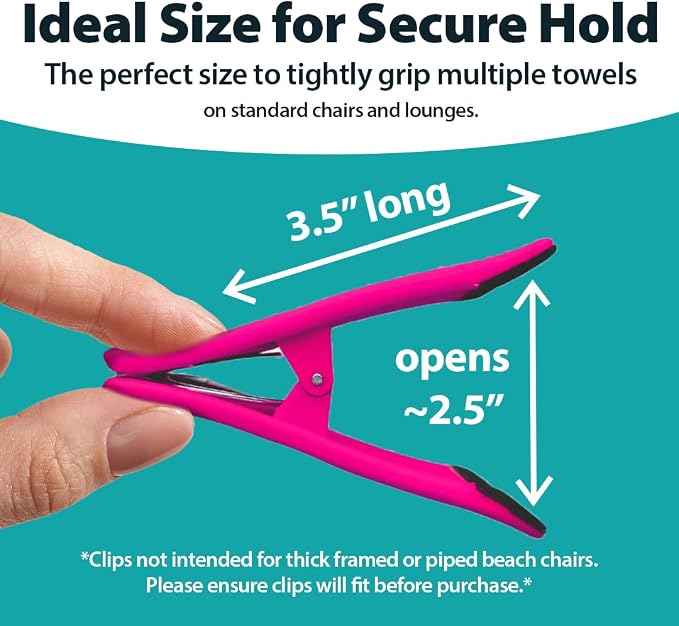 CoreClips Towel Clips for Beach Chairs - Image 4