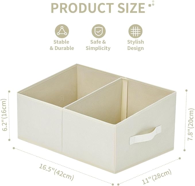 DIMJ Closet Storage Bins, 8 Pack Storage Baskets - Image 2