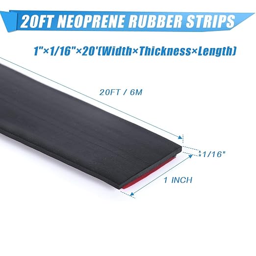 Adhesive Rubber Strips Neoprene Rubber Sheets, Rolls & Strips - Image 2