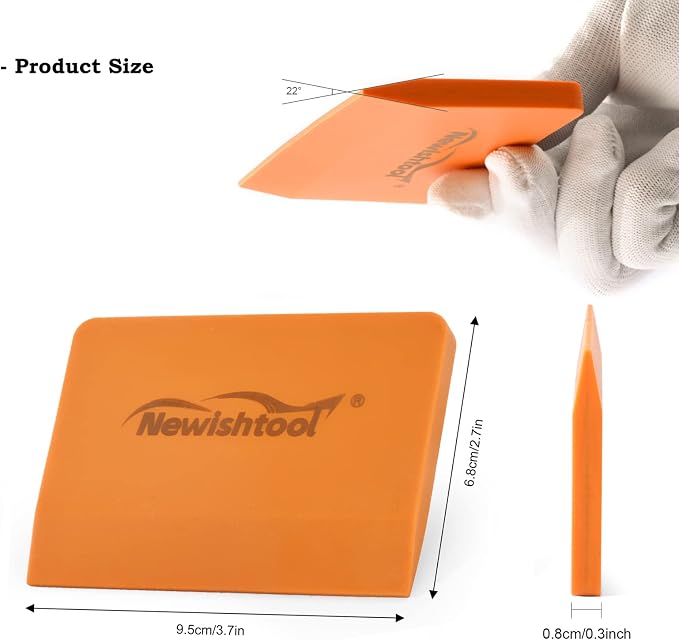 NEWISHTOOL Soft Silicone Small Squeegee - Image 6