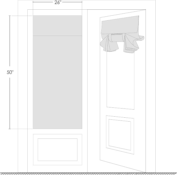 NICETOWN Linen Blend Small Window Curtains - Image 2
