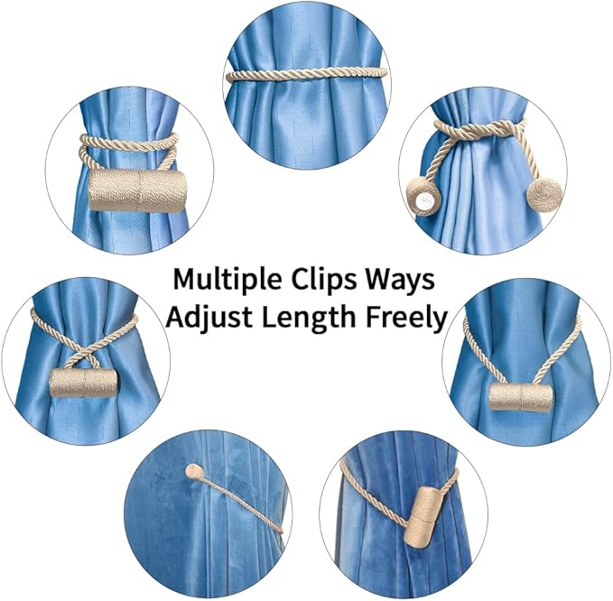 18 Inch Strong Magnetic Curtain Tiebacks, Curtain Holdbacks Modern Upgrade - Image 6