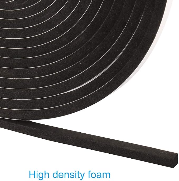 2 Rolls Foam Seal Tape for Door Window Insulation, Soundproof and Shockproof - Image 5