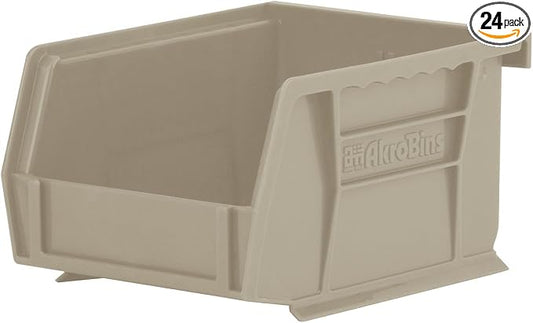 Akro-Mils 30210 AkroBins Plastic Storage Bins, Space-Saving Stackable Bins by Akro-Mils