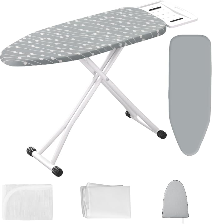 Ironing Board, Foldable Ironing Board Adjustable Height Compact Iron Board by Unknown