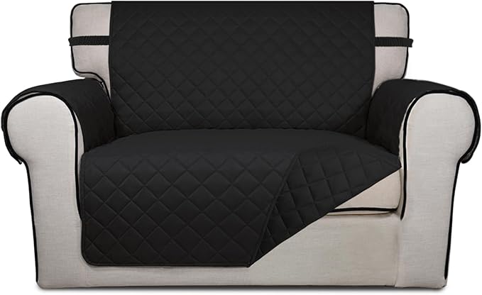PureFit Reversible Quilted Sofa Cover, Water Resistant Slipcover Furniture by PureFit