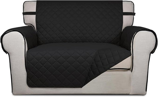 PureFit Reversible Quilted Sofa Cover, Water Resistant Slipcover Furniture by PureFit