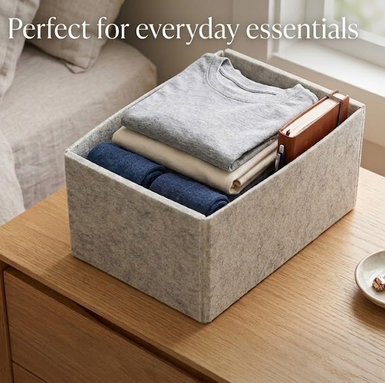 YBM HOME Clothes Drawer Organizer - Set of 2 Drawer Organizers for Bra, Under...