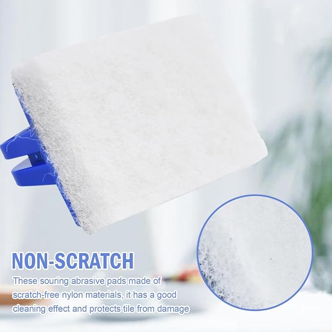 YoleShy Shower Scrubber Non-Scratch Bathtub Scrubber Heavy Duty Scrub Pad - Image 5
